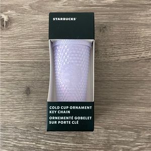 Starbucks icy studded cup keychain